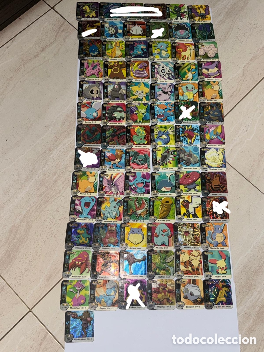Figurines et Jouets Manga: Lote de imanes coleccionables Pok&eacute;mon Magnet Caps (2004&ndash;2005)