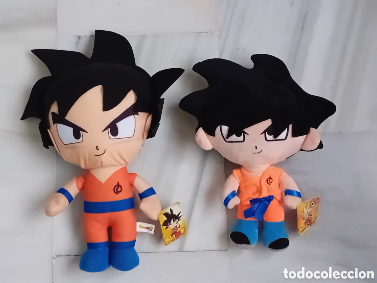 Figuras y mu&ntilde;ecos Manga: LOTE DOS PELUCHES DRAGON BALL BOLA DE DRAGON ORIGINALES GOKU