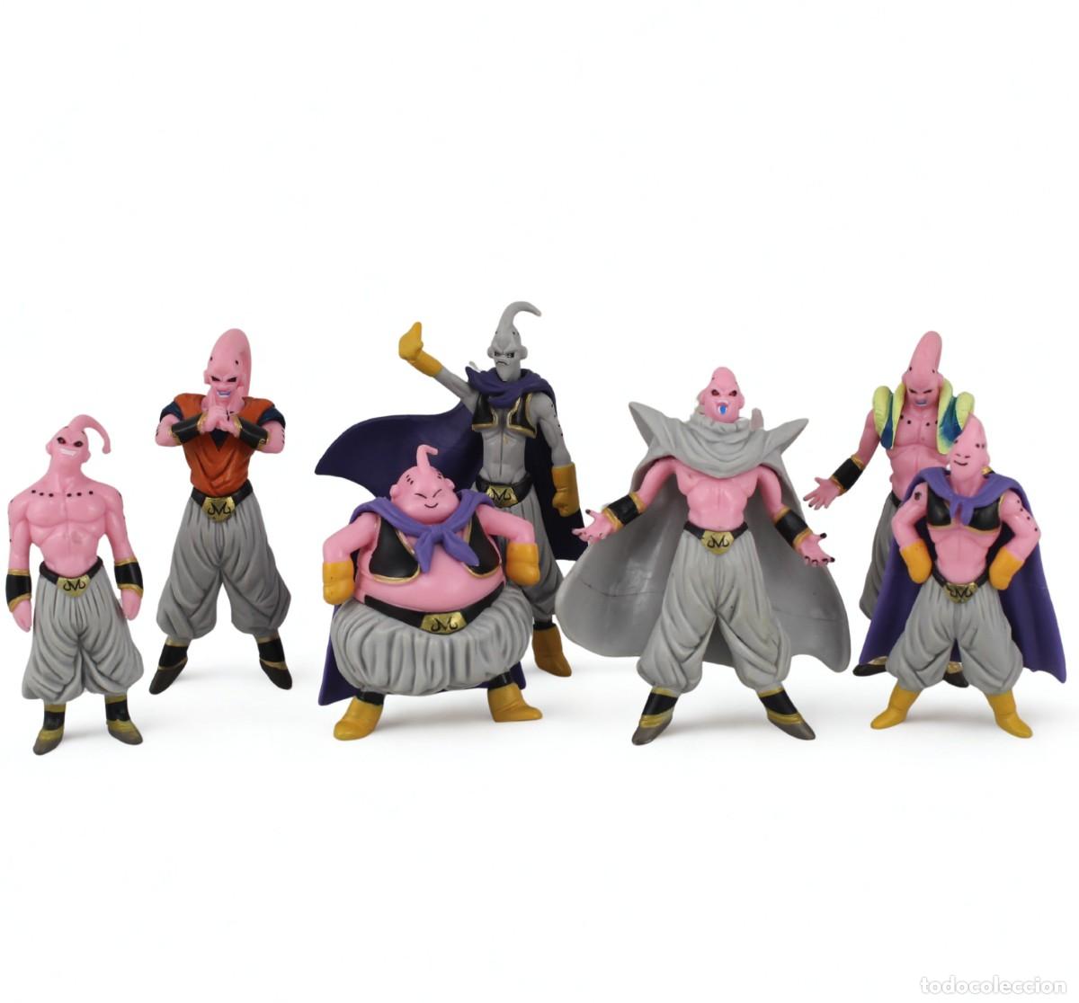 Figuras y mu&ntilde;ecos Manga: Lote 7 Figuras PVC Majin Buu Dragon Ball Z DBZ Anime Colecci&oacute;n Akira Toriyama