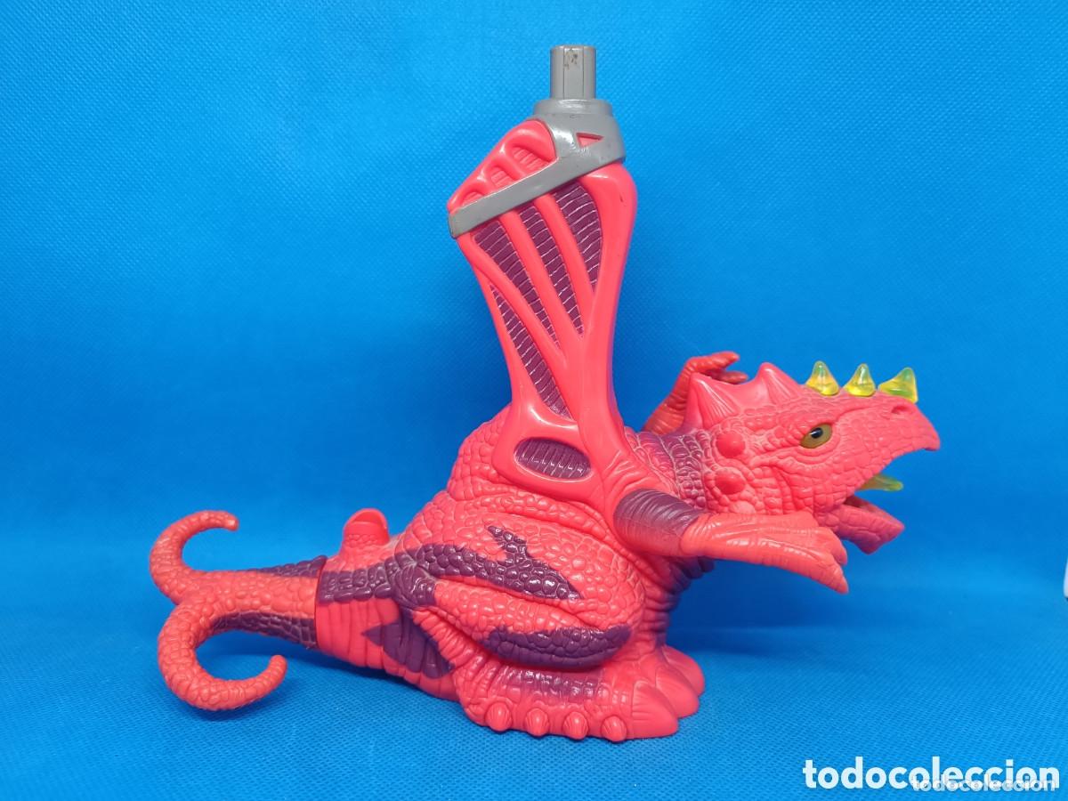 Figure and Dolls Manga: Base de lanzamiento Drag&oacute;n Flyz naranja Galoob 1996