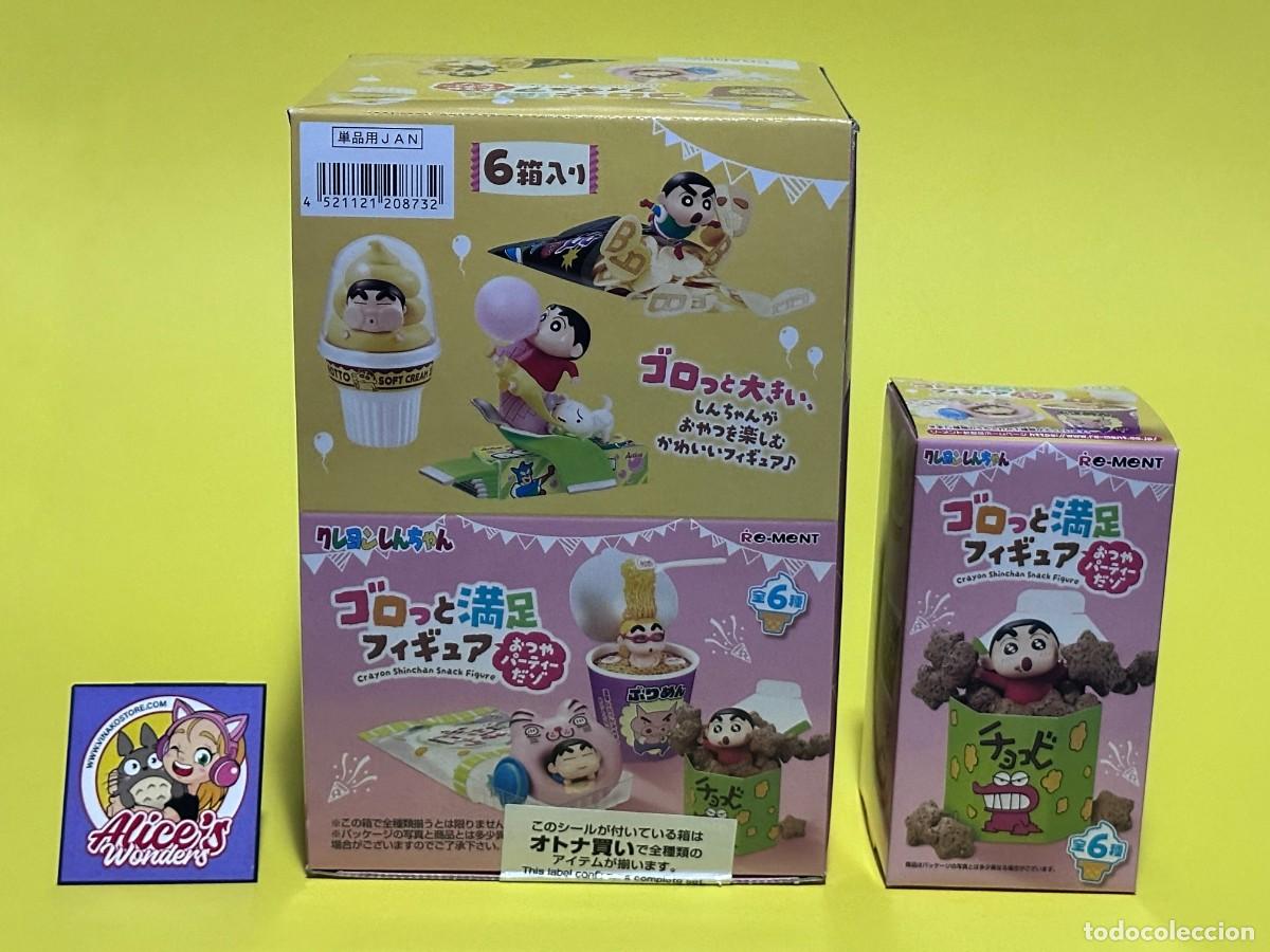 Figure e Bambolotti Manga: Crayon Shinchan Snack Re-Ment Figura Individual New