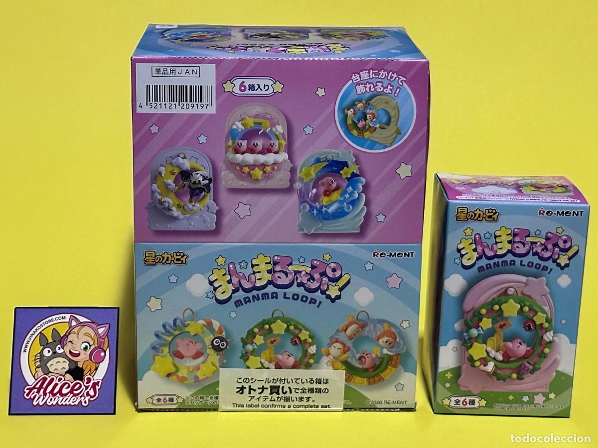 Manga-Figuren: Kirby of the Stars Manma Loop! Re-Ment Figura Individual New