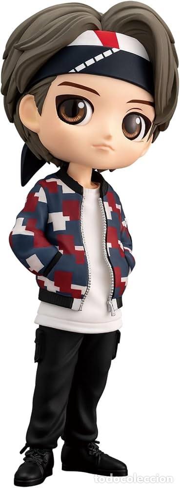 Figuras y mu&ntilde;ecos Manga: BTS - Banpresto Figura V - Tinytan Mic Drop Q Posket 14cm, Pl&aacute;stico, Multicolor