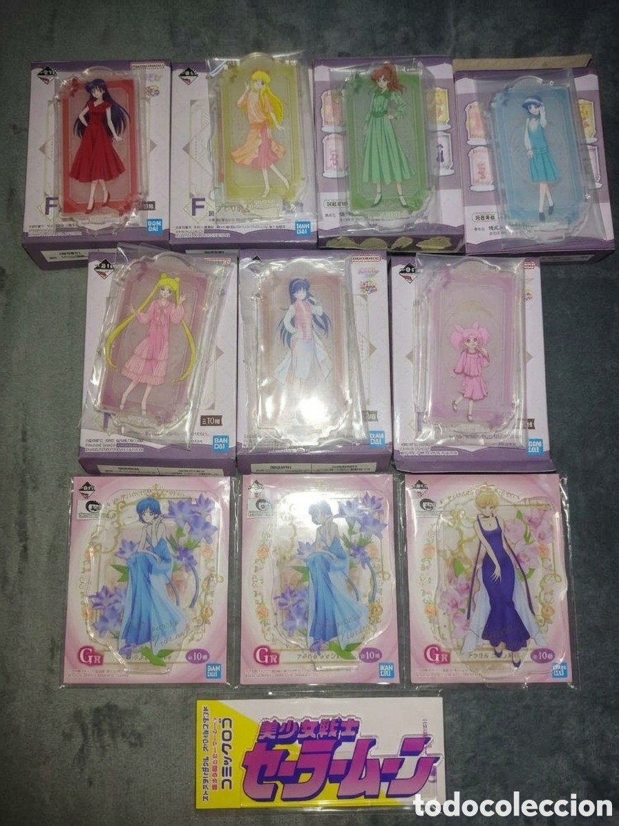 Figuras y mu&ntilde;ecos Manga: Conjunto soportes acrilicos Sailor Moon A (11 pcs)