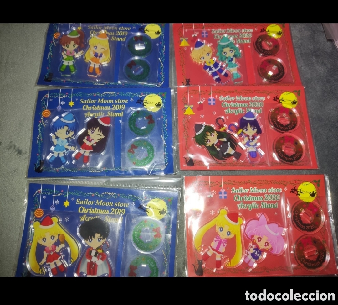 Figuras y mu&ntilde;ecos Manga: Soportes acrilicos (6uds) Sailor Moon Store Christmas