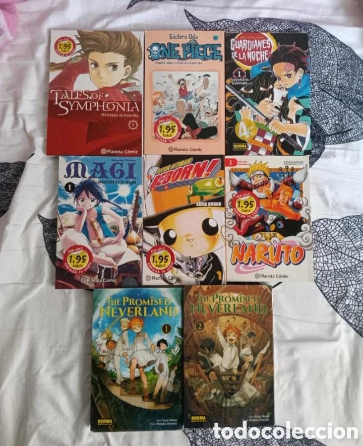 Figuras y mu&ntilde;ecos Manga: Lote 11 Mangas Variados - Spy x Family, Hanako-kun, Assassination Classroom, Neverland y m&aacute;s