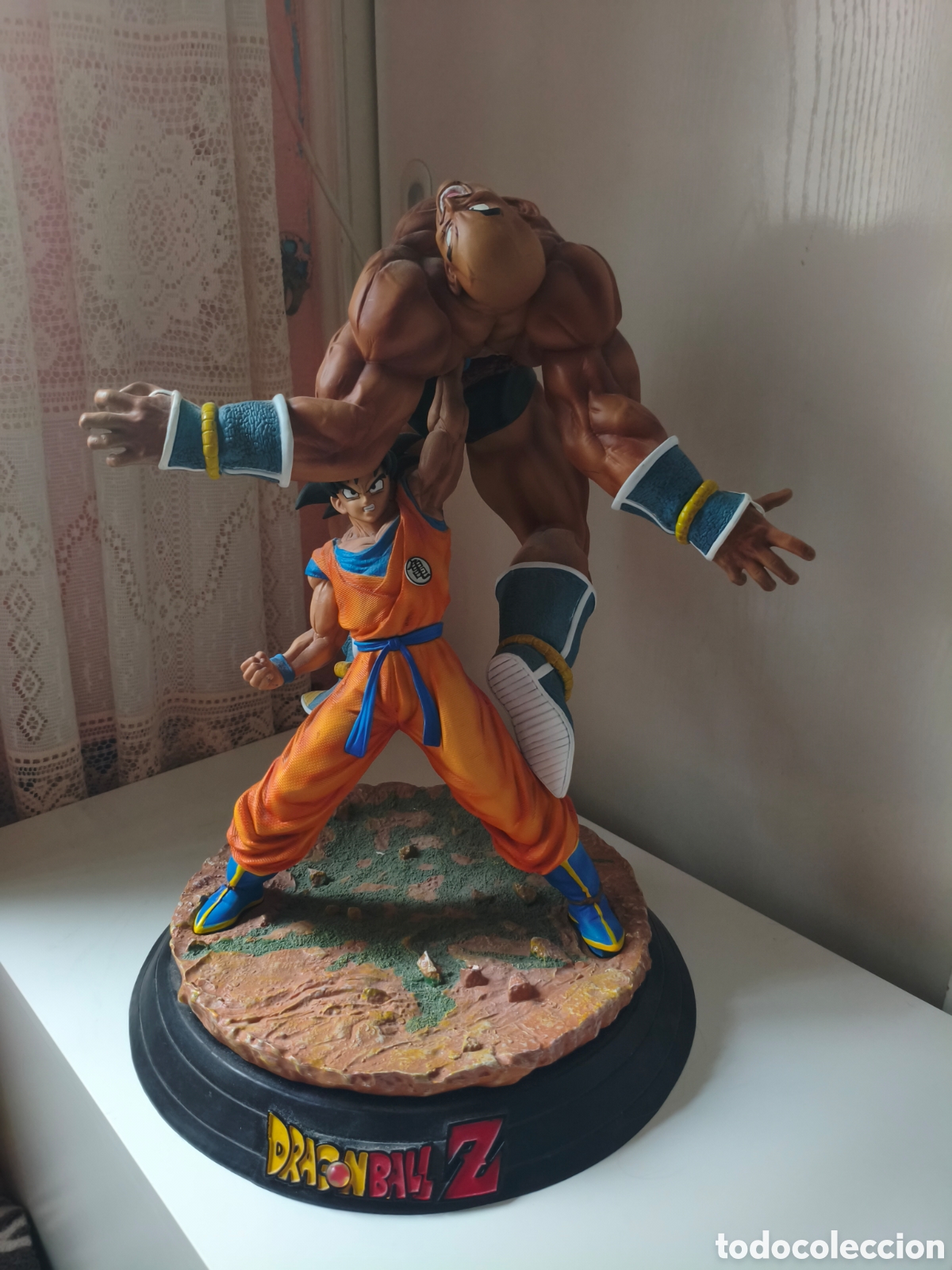 Figuras y mu&ntilde;ecos Manga: Goku y Nappa 43cm replica muy buena