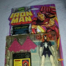 Figuras y Muñecos Marvel: ANTIGUO BLISTER IRON MAN SPIDER WOMAN NUEVO DE TIENDA. Lote 23917615