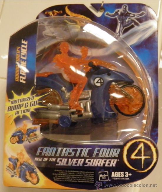 Figuras y mu&ntilde;ecos Marvel: FANTASTIC FOUR,HUMAN TORCH&acute;S,FLAME CICLE,MARVEL,HASBRO,A ESTRENAR - Foto 1