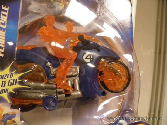 Figuras y mu&ntilde;ecos Marvel: FANTASTIC FOUR,HUMAN TORCH&acute;S,FLAME CICLE,MARVEL,HASBRO,A ESTRENAR - Foto 2
