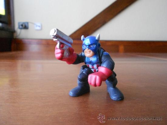 Figuras y mu&ntilde;ecos Marvel: CAPIT&Aacute;N AM&Eacute;RICA EN PVC (HASBRO) MARVEL - Foto 3