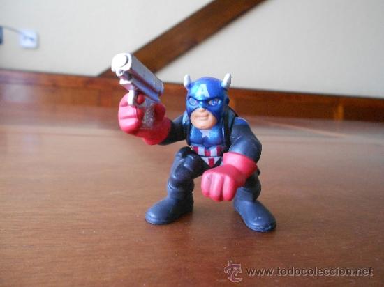 Figuras y mu&ntilde;ecos Marvel: CAPIT&Aacute;N AM&Eacute;RICA EN PVC (HASBRO) MARVEL - Foto 1