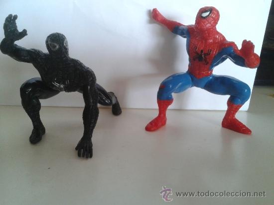 Figuras y mu&ntilde;ecos Marvel: SPIDERMAN (LOTE DE 2 SPIDERMAN DE 1986) - Foto 1
