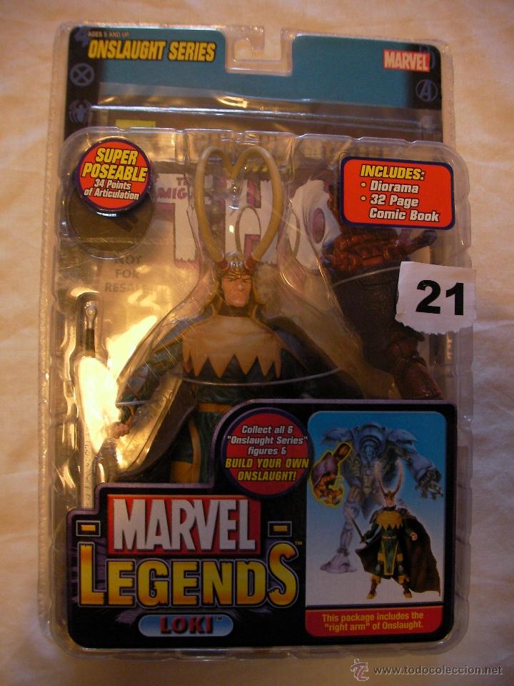 Figuras y mu&ntilde;ecos Marvel: BLISTER DE LOKI MARVEL LEGENDS CON COMIC DESCATALOGADO - Foto 1