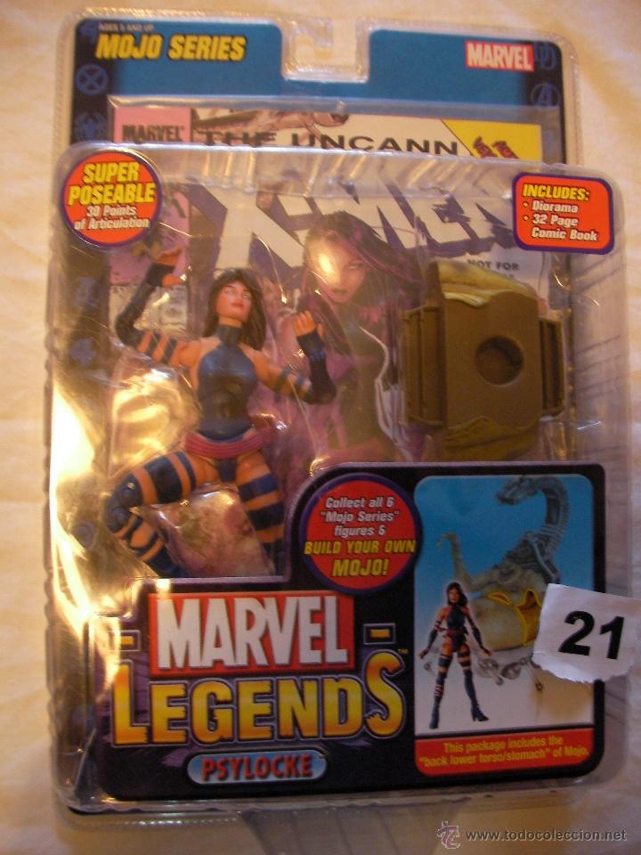 Figuras y mu&ntilde;ecos Marvel: BLISTER DE PSILOCKE MARVEL LEGENDS CON COMIC DESCATALOGADO - Foto 1