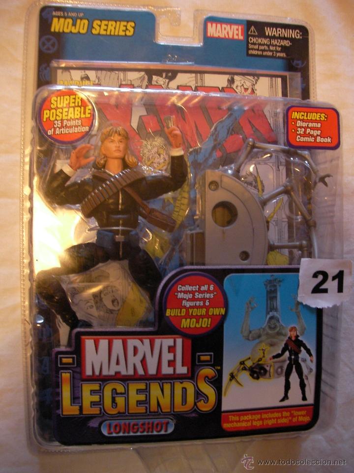 Figuras y mu&ntilde;ecos Marvel: BLISTER DE LONGSHOT MARVEL LEGENDS CON COMIC DESCATALOGADO - Foto 1