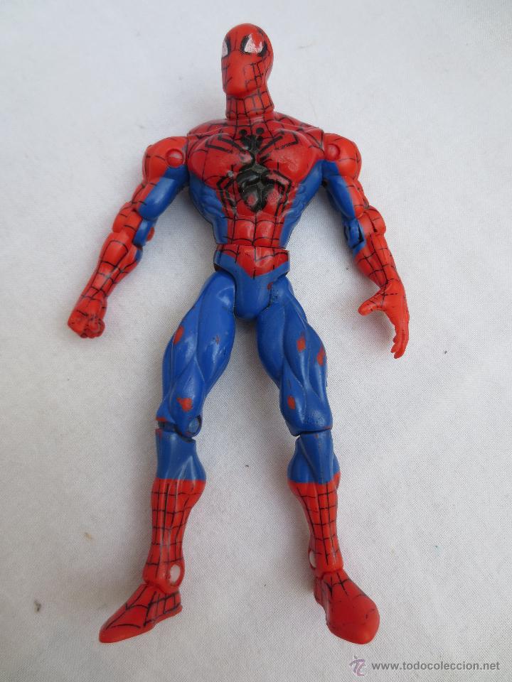 Figuras y mu&ntilde;ecos Marvel: FIGURA DE SPIDERMAN ARTICULADA- 1999 MARVEL- - Foto 2