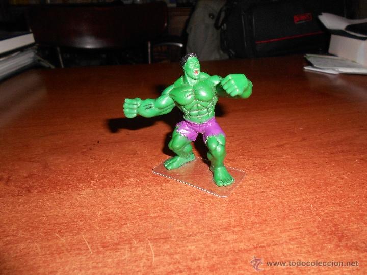 Figuras y mu&ntilde;ecos Marvel: FIGURA MARVEL EN PVC: HULK (LA MASA) CON PEANA TRANSPARENTE - Foto 1
