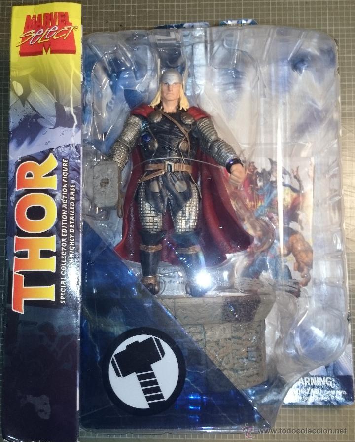 Figuras y mu&ntilde;ecos Marvel: Thor marvel select. con peana - Foto 1