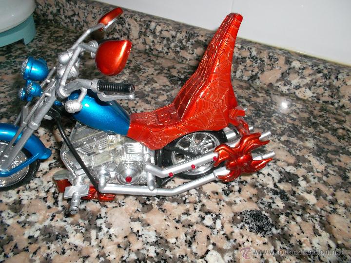 Figuras y mu&ntilde;ecos Marvel: moto de espiderman - Foto 3