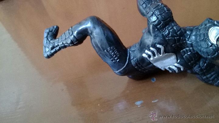 Figuras y mu&ntilde;ecos Marvel: figura de goma spiderman negro marvel yolanda 1996 - Foto 2