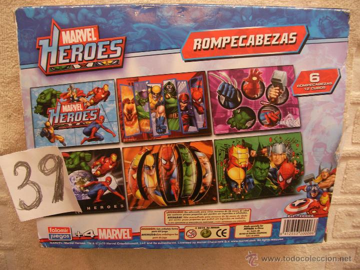 Figuras y mu&ntilde;ecos Marvel: ROMPECABEZAS HEROES MARVEL - Foto 1