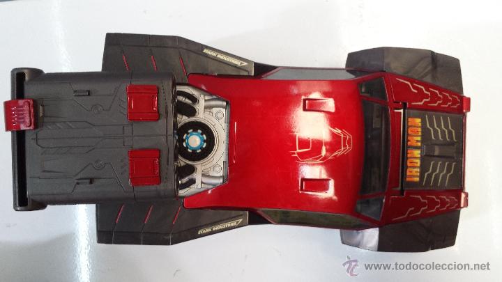 Figuras y mu&ntilde;ecos Marvel: COCHE IRON MAN 2 DE MARVEL CON LANZAMISILES - HASBRO 2009 - Foto 3