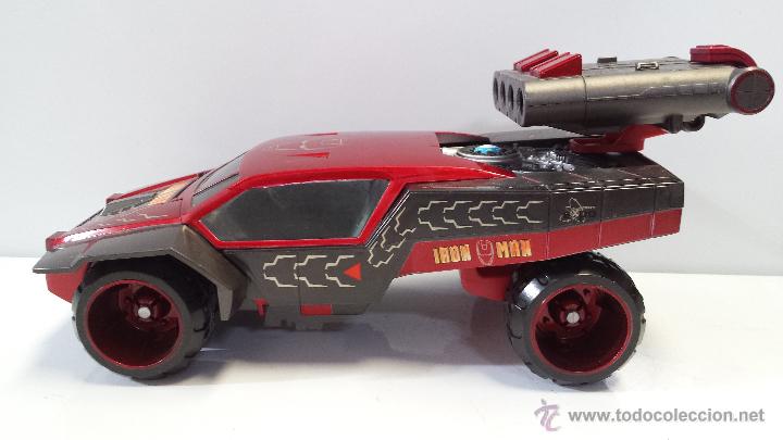Figuras y mu&ntilde;ecos Marvel: COCHE IRON MAN 2 DE MARVEL CON LANZAMISILES - HASBRO 2009 - Foto 10