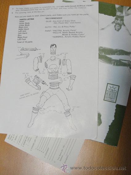 Figuras y mu&ntilde;ecos Marvel: THE PUNISHER -Marvel Universe Model Kit - Horizon 1988 - Foto 5