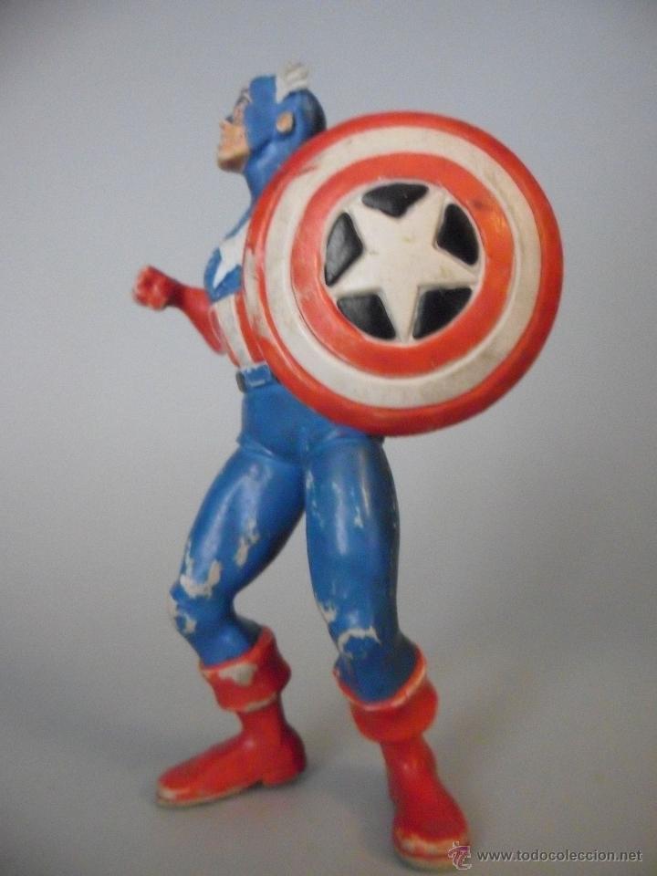 Figuras y mu&ntilde;ecos Marvel: CAPITAN AMERICA FIGURA DE PVC COMICS SPAIN 1987 - Foto 2