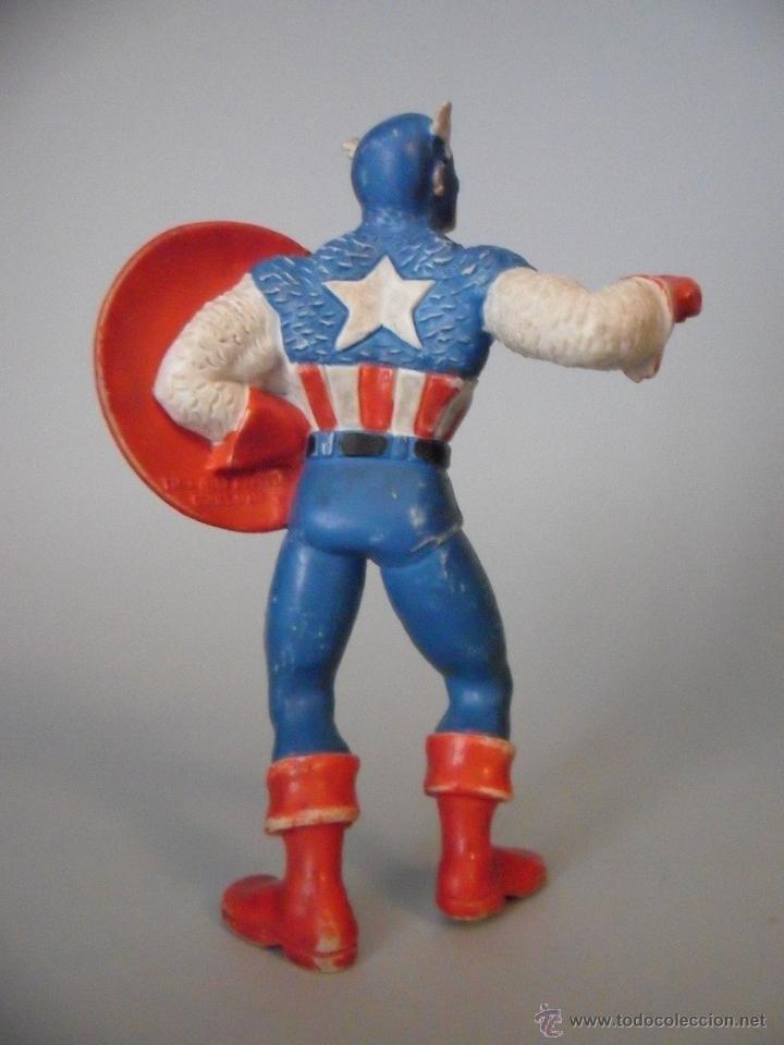 Figuras y mu&ntilde;ecos Marvel: CAPITAN AMERICA FIGURA DE PVC COMICS SPAIN 1987 - Foto 3