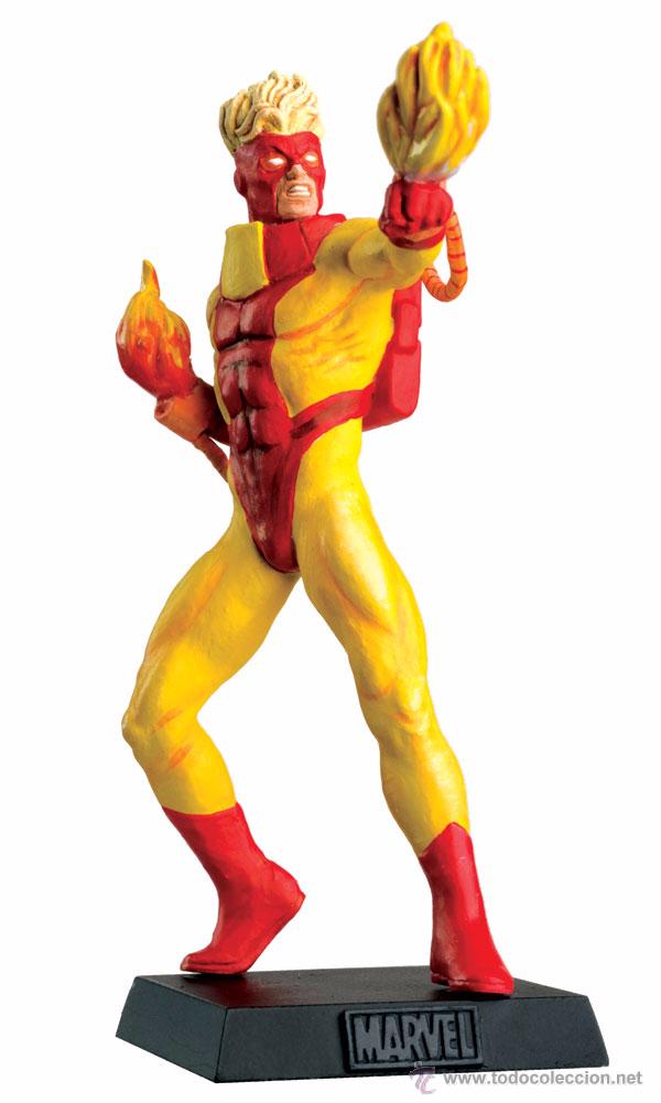 Figuras y mu&ntilde;ecos Marvel: EAGLEMOSS. MARVEL. PYROS. FIGURA PLOMO..NUEVA Y EN SU BLISTER ORIGINAL.