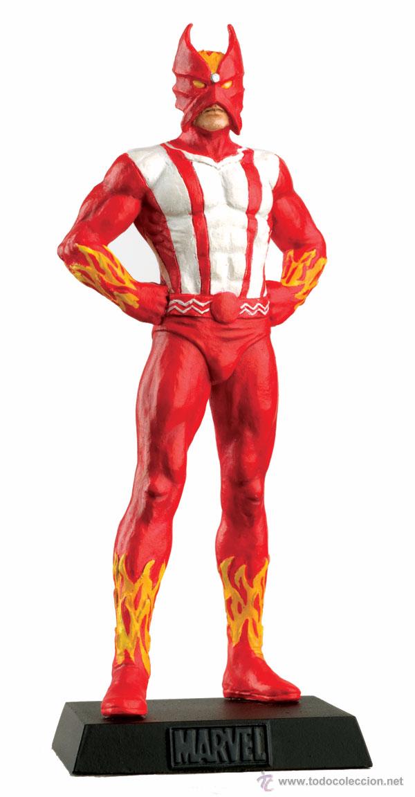 Figuras y mu&ntilde;ecos Marvel: EAGLEMOSS. MARVEL. FUEGO SOLAR. SUNFIRE. PLOMO..NUEVA Y EN SU BLISTER ORIGINAL.