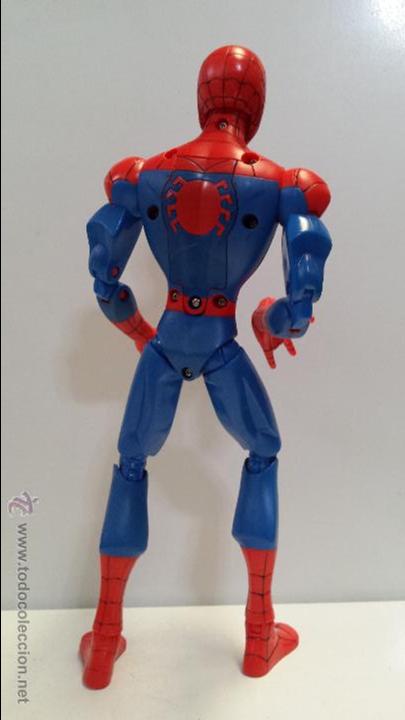 Figuras y mu&ntilde;ecos Marvel: FIGURA SPIDERMAN ARTICULADA Y CON SONIDO HASBRO 2008 - - Foto 3