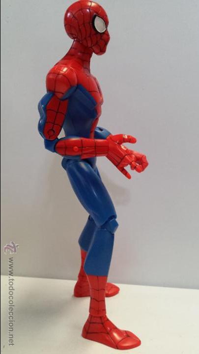 Figuras y mu&ntilde;ecos Marvel: FIGURA SPIDERMAN ARTICULADA Y CON SONIDO HASBRO 2008 - - Foto 4