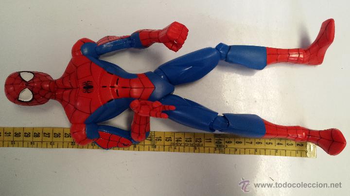 Figuras y mu&ntilde;ecos Marvel: FIGURA SPIDERMAN ARTICULADA Y CON SONIDO HASBRO 2008 - - Foto 5