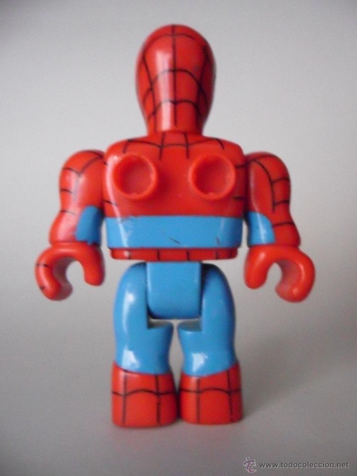 Figuras y mu&ntilde;ecos Marvel: SPIDERMAN MEGA BLOCKS FIGURA ARTICULADA DE 9 CMS - Foto 4
