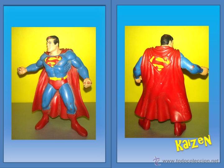 Figuras y mu&ntilde;ecos Marvel: FIGURA DE PVC SUPERMAN, D.C. COMICS, COMICS SPAIN, A&Ntilde;O1992 PINTADA A MANO - Foto 1