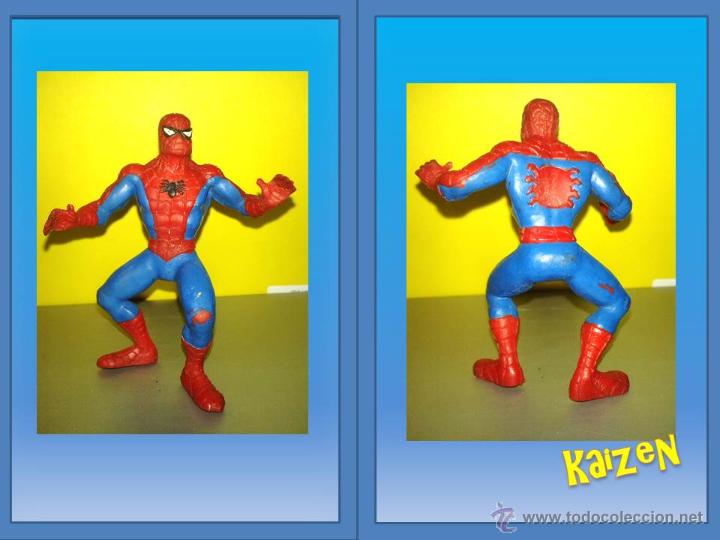 Figuras y mu&ntilde;ecos Marvel: FIGURA PLASTICO COMICS SPAIN SPIDERMAN MARVEL 1987 DC COMICS 9 CMS - Foto 1