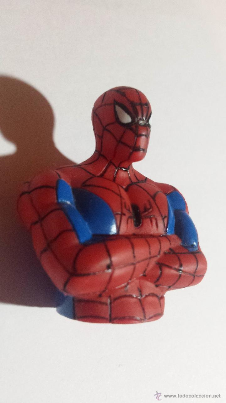Figuras y mu&ntilde;ecos Marvel: SPIDERMAN FIGURA BUSTO DE GOMA - Foto 1