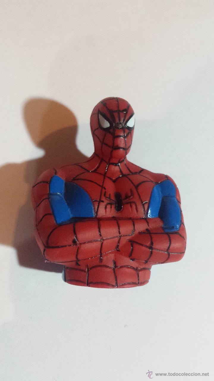 Figuras y mu&ntilde;ecos Marvel: SPIDERMAN FIGURA BUSTO DE GOMA - Foto 2