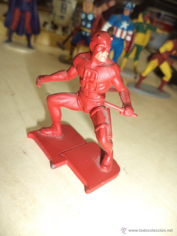 Figuras y mu&ntilde;ecos Marvel: Figura de plomo MARVEL 2004 Dan Defensor - Daredevil. - Foto 1