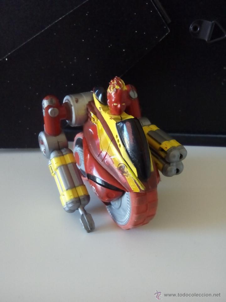 Figuras y mu&ntilde;ecos Marvel: Figura de Antorcha Humana Moto. De Marvel. 6 cms. - Foto 1