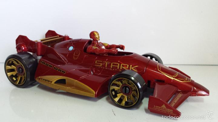 Figuras y mu&ntilde;ecos Marvel: MARVEL HASBRO 2010 COCHE IRON MAN 25CM CON FIGURA - Foto 2
