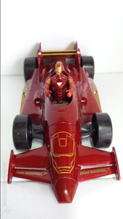 Figuras y mu&ntilde;ecos Marvel: MARVEL HASBRO 2010 COCHE IRON MAN 25CM CON FIGURA - Foto 4