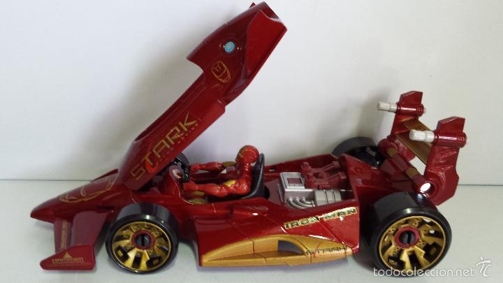 Figuras y mu&ntilde;ecos Marvel: MARVEL HASBRO 2010 COCHE IRON MAN 25CM CON FIGURA - Foto 10