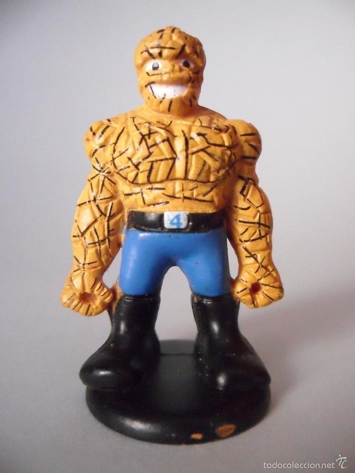 Figuras y mu&ntilde;ecos Marvel: MARVEL HEROES LA COSA FIGURA TIPO KINDER 2008 - Foto 4