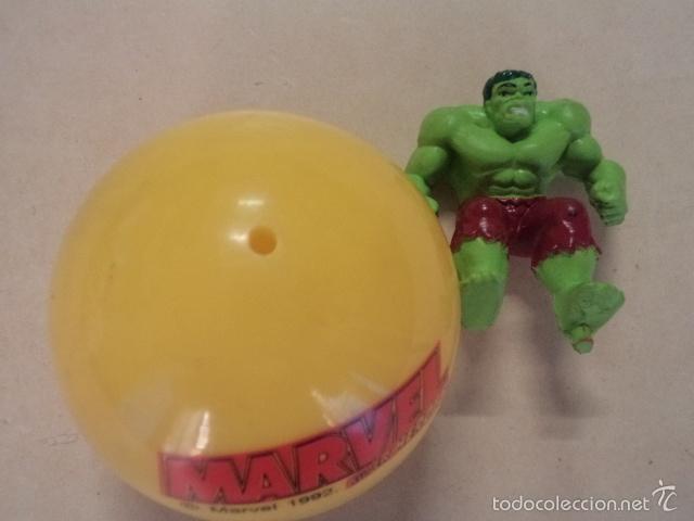 Figuras y mu&ntilde;ecos Marvel: BOLA CON MU&Ntilde;ECO PVC MARVEL - LA MASA - HULK - Foto 3