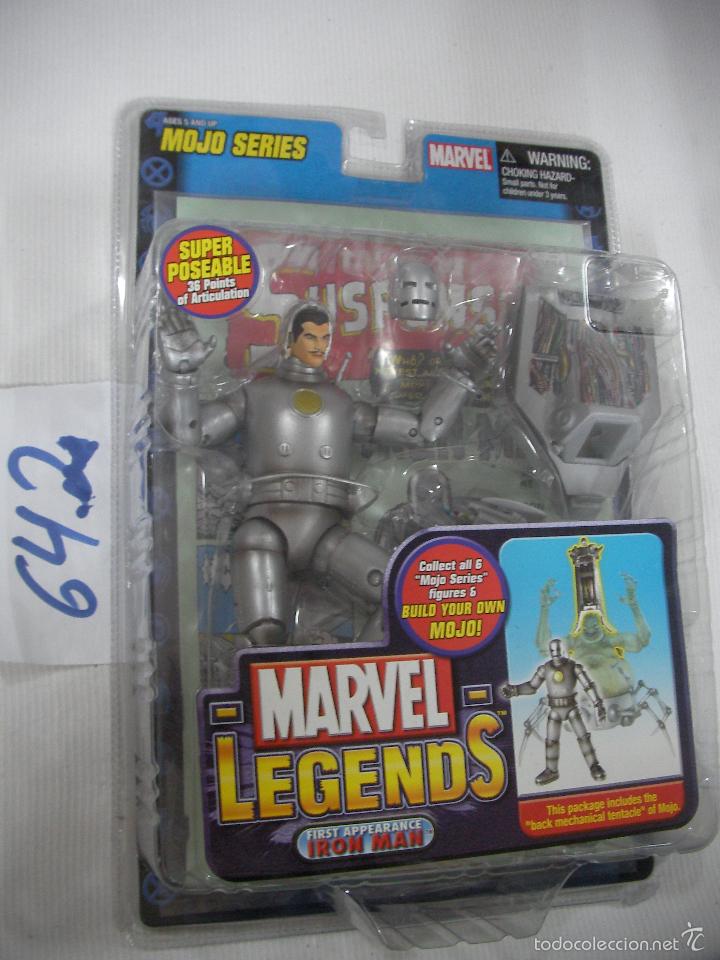 Figuras y mu&ntilde;ecos Marvel: ANTIGUO BLISTER MARVEL NUEVO SIN ABRIR CON COMIC - IRON MAN - Foto 1