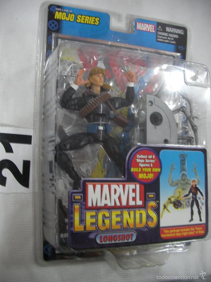 Figuras y mu&ntilde;ecos Marvel: ANTIGUO BLISTER MARVEL NUEVO SIN ABRIR CON COMIC - LONGSHOT - Foto 1